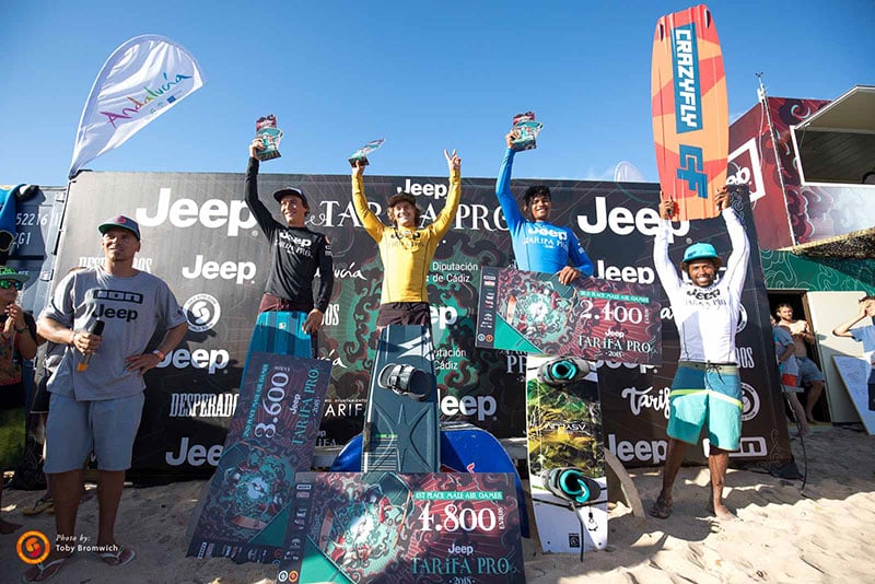 Mens Air Games podium