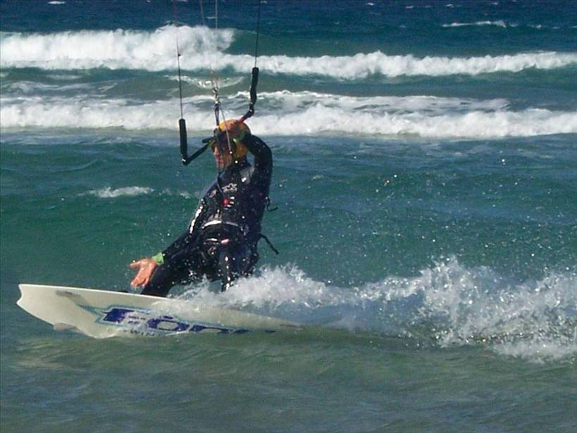 Kiters respecting other beach and water users